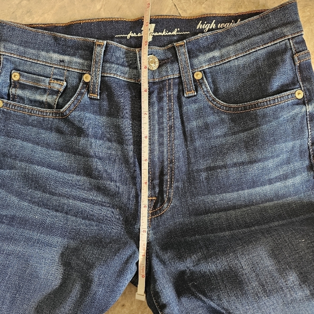 7 For All Mankind Gwenevere highrise Skinny jeans Sz. 27 - Picture 6 of 8